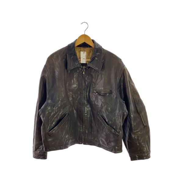 60s/HARRY&MOORE/レザージャケット・ブルゾン/FREE/レザー/BLK 60s/HARRY&MOORE/レザージャケット・ブルゾン/FREE/レザー/BLK