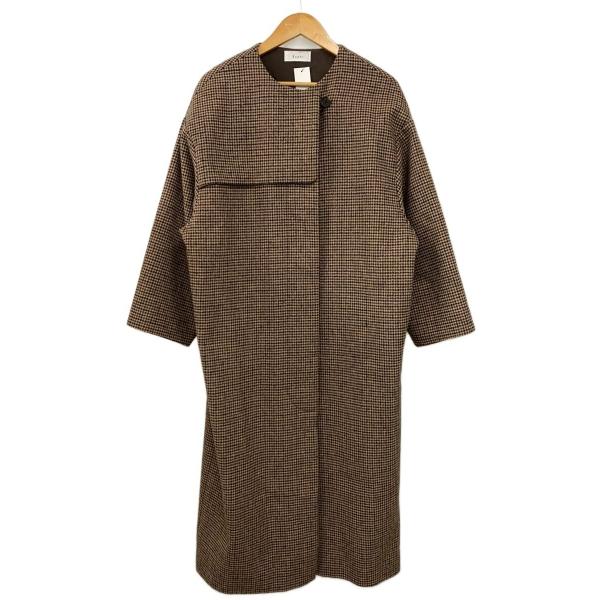 Eaphi◇コート/FREE/ポリエステル/BRW/千鳥格子/223-86-031209