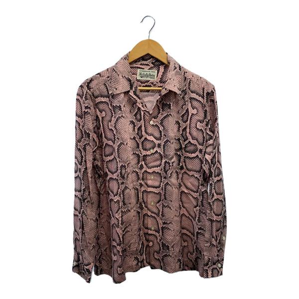 WACKO MARIA◇20AW/HAWAIIAN SHIRT L/S TYPE3/パイソン柄長袖 WACKO MARIA◇20AW/HAWAIIAN SHIRT L/S TYPE3/パイソン柄長袖