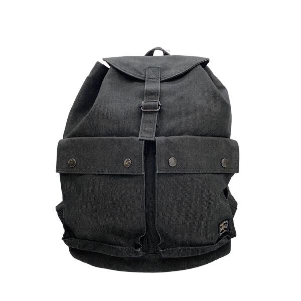 PORTER◇SMOKY_RUCKSACK/スモーキー_リュックサック/ブラック/黒/角