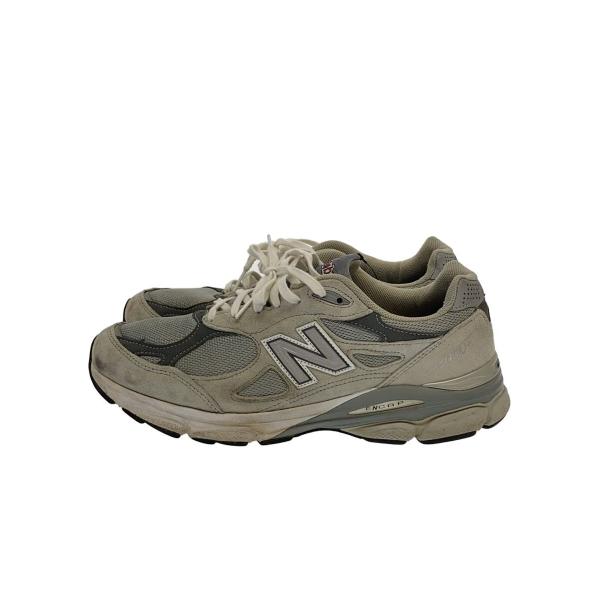 NEW BALANCE◆M990/スニーカー/28.5cm/グレー/USA製/アッパー全体汚れ有/M990GY3