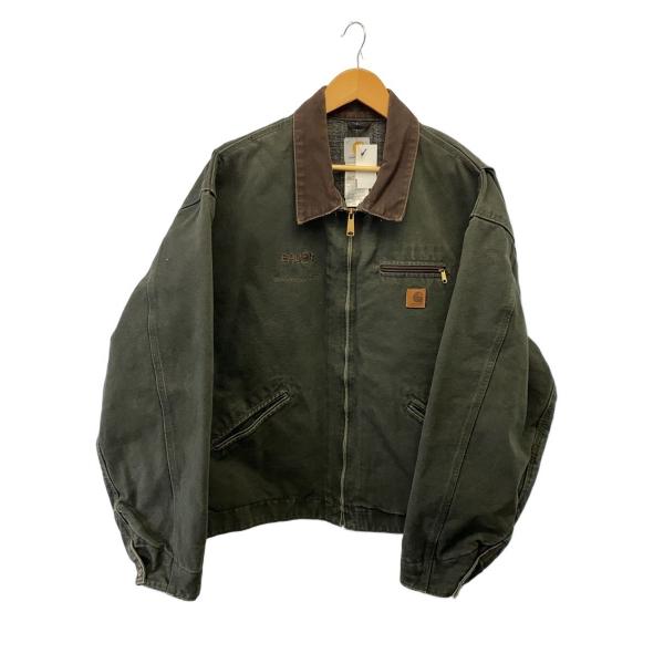 Carhartt◇デトロイトジャケット/--/コットン/GRN/J97MOS : セカンド