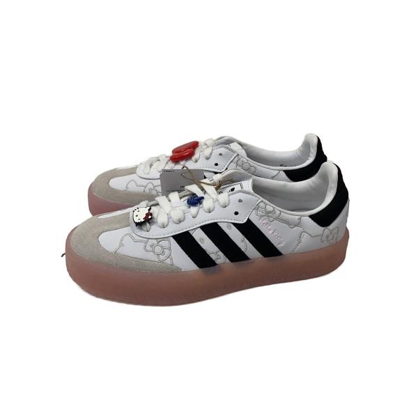 adidas◇X HELLO KITTY SAMBAE_X ハローキティ サンベイ/22.5cm/WHT