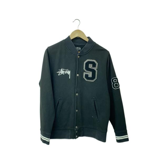 SOPH.×STUSSYスタジャン) グランジ S STUSSY◇スタジャン/M/コットン/BLK// : セカンドストリートYahoo!店