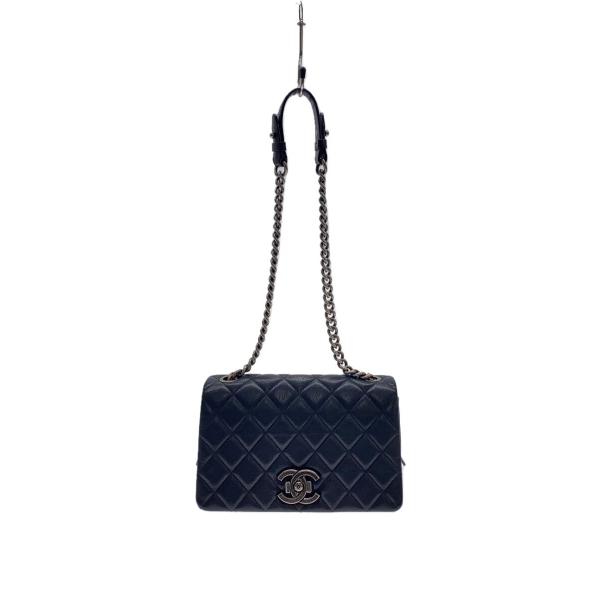 CHANEL◇ボーイシャネル/ショルダーバッグ/レザー/NVY/A93017