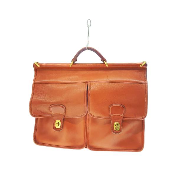 COACH◇オールドコーチ/レザービジネスバッグ/BRW/E6C-5279ショルダー
