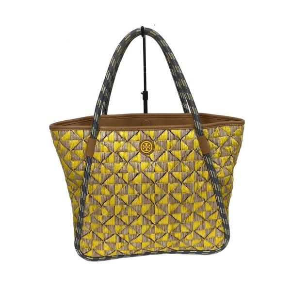 TORY BURCH◇トートバッグ/--/YLW/11159859 : セカンドストリートYahoo