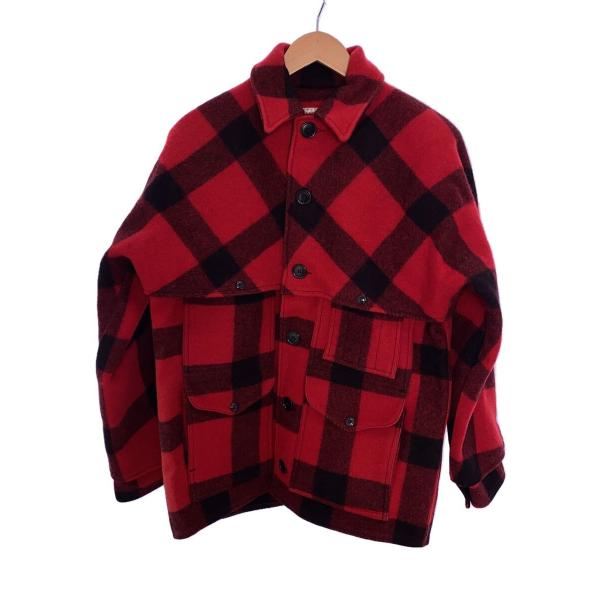 FILSON◇マッキーノクルーザージャケット/83/レッド/ブラック/40