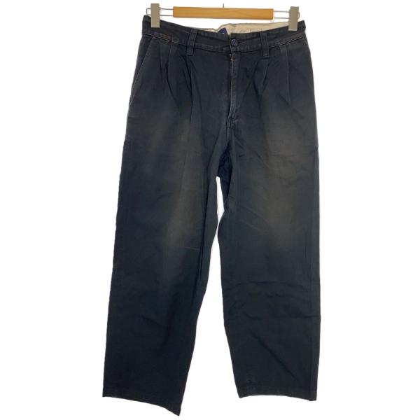 美品Decendant 2タックTROUSERS サイズ2 DESCENDANT◇2タックパンツ/ネイビー : セカンドストリートYahoo!店