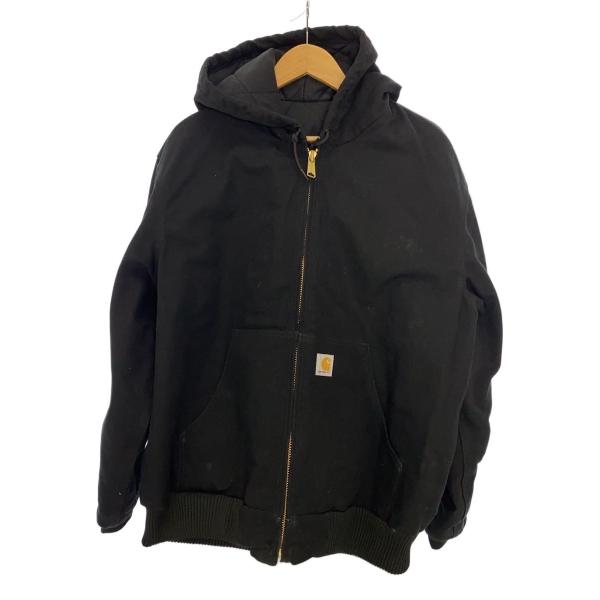 Carhartt◇DUCK QUILTED FLANNEL/アクティブジャケット/J140/ブラック