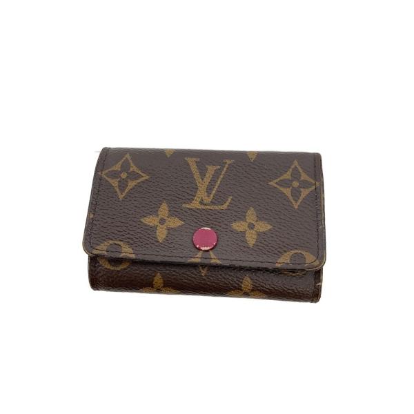 LOUIS VUITTON◇ミュルティクレ6/モノグラム・キャンバス_フューシャ
