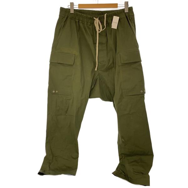 Rick Owens◇GETHSEMANE CARGO LONG PANTS/RU02A5379-TE/グリーン/21AW