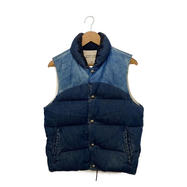 REMI RELIEF◇ダウンベスト/M/デニム/インディゴ : セカンドストリート