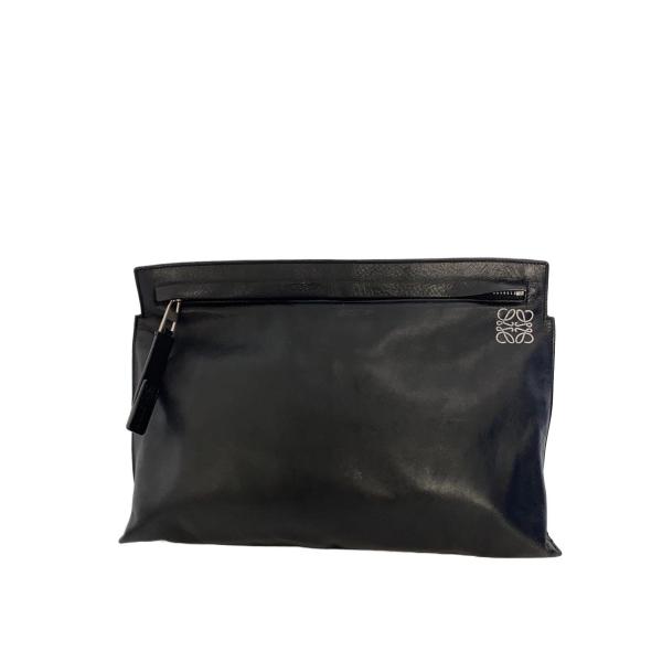 LOEWE◇クラッチバッグ/Tポーチ/ブラック : セカンドストリートYahoo