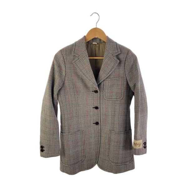 GUCCI チェック柄 テーラードジャケット GUCCI】【イタリア製】【アウター】グッチ『チェック柄 テーラード