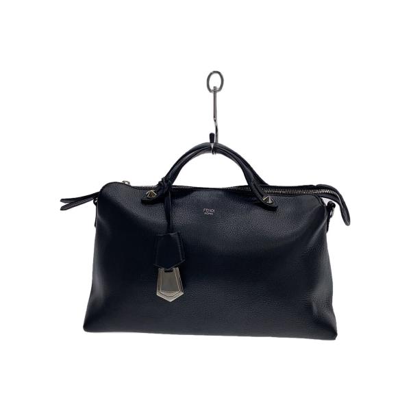 FENDI◇BY THE WAY/バイザウェイ/ショルダーバッグ/レザー/BLK/無地