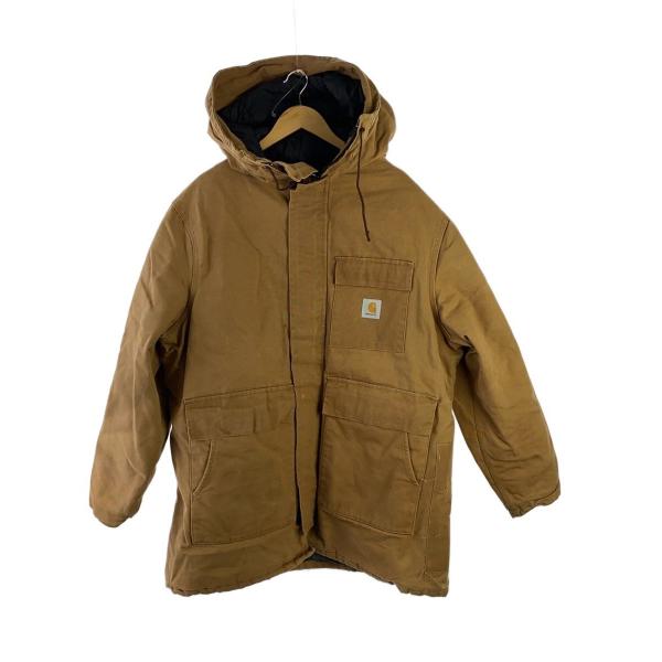 Carhartt◇シベリアンパーカー/90s/USA製/XL/コットン/CML/CQ386