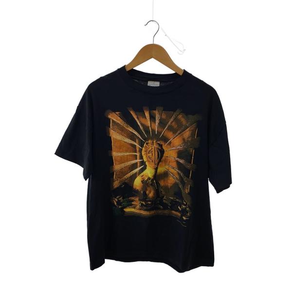 BROCKUM◇90s/MEGADETH 1993/背面穴有/Tシャツ/XL/コットン/BLK