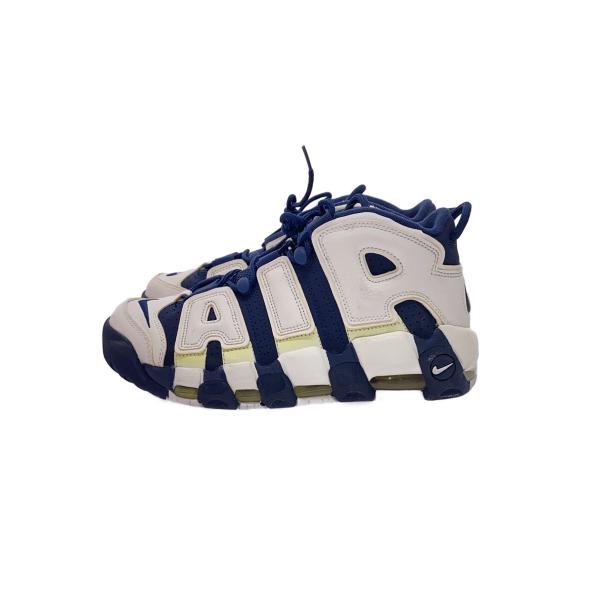 NIKE◆AIR MORE UPTEMPO/エアモアアップテンポ/ホワイト/414962-104/25.5cm/WHT//