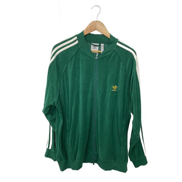 adidas グリーン トラックジャケット adidas◇SST テリートラックジャケット/ジャケット/3XL/コットン