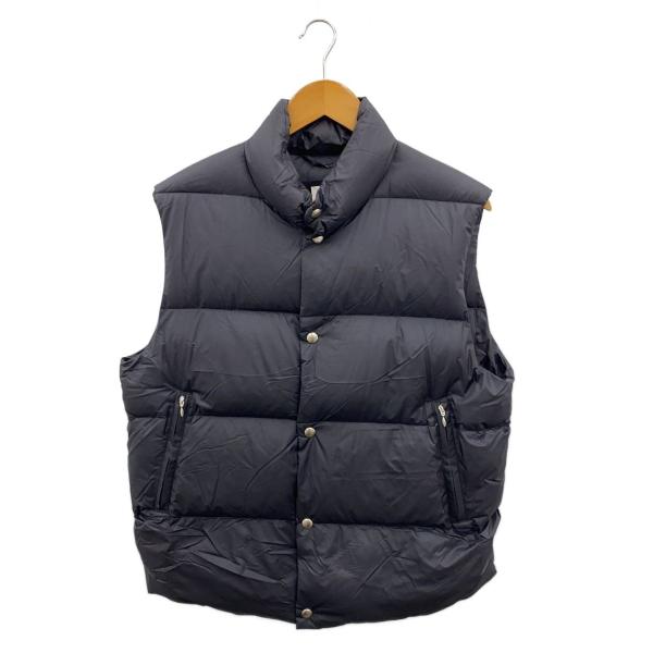 COMOLI◇ダウンベスト/1/ナイロン/ブラック/22AW/W03-04007 : セカンド