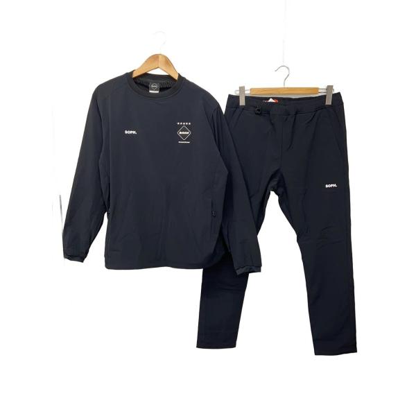 最後の断捨離！FCRB fcrealbristol セットアップ F.C.R.B.(F.C.Real Bristol)◇セットアップ/L/ナイロン/ブラック/FCRB