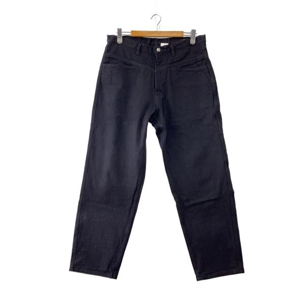 tk 様　COMOLI コモリ 25AW ブラックデニム テーパードパンツ COMOLI◇25AW/ブラック テーパードデニムパンツ/3/コットン/ブラック