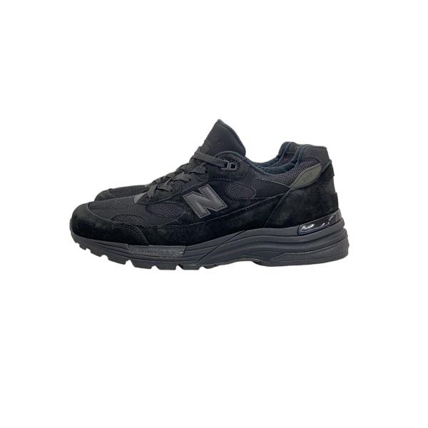 NEW BALANCE◆ローカットスニーカー/28cm/ブラック/スウェード/U992TB/ニューバランス