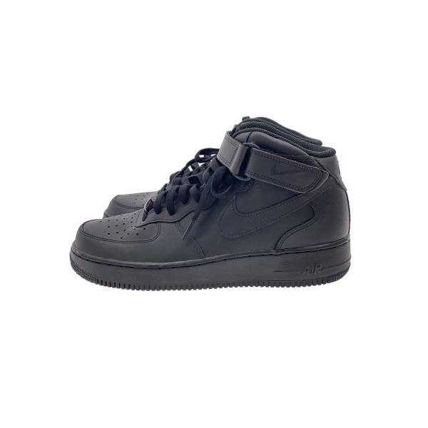 NIKE◇AIR FORCE 1 MID 07_エアフォース ミッド 07/27.5cm/BLK/レザー