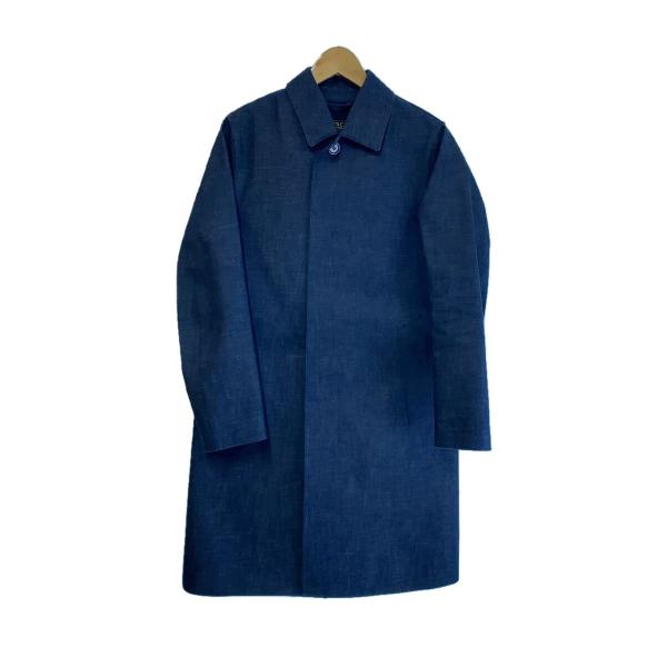 MACKINTOSH◇マッキントッシュ/ステンカラーコート/ゴム引き/--/デニム