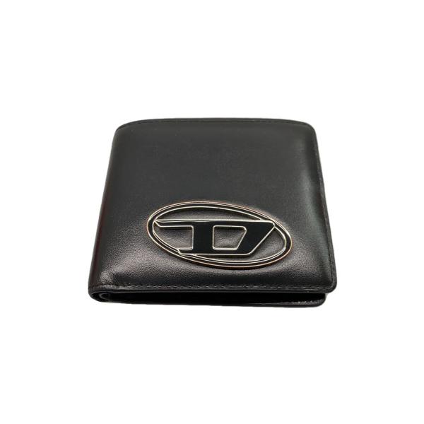 DIESEL◇2つ折り財布/レザー/BLK/無地/メンズ : セカンドストリート