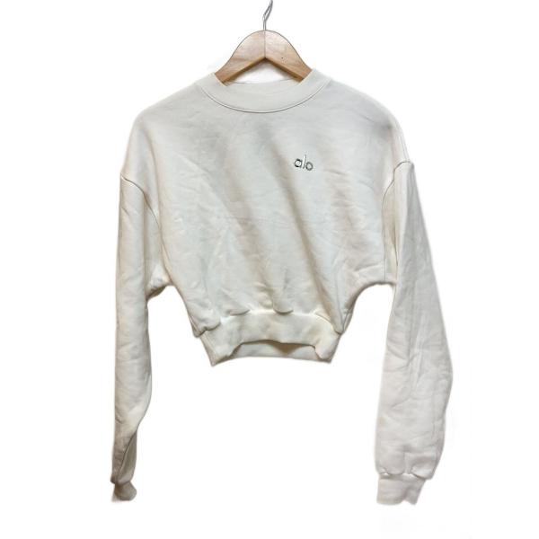 alo(ALO YOGA)◇スウェット/XS/コットン/WHT : セカンドストリート