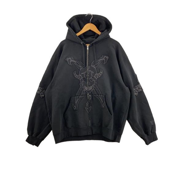 Supreme◇ジップパーカー/XXL/コットン/ブラック/25AW/Ys Zip Up