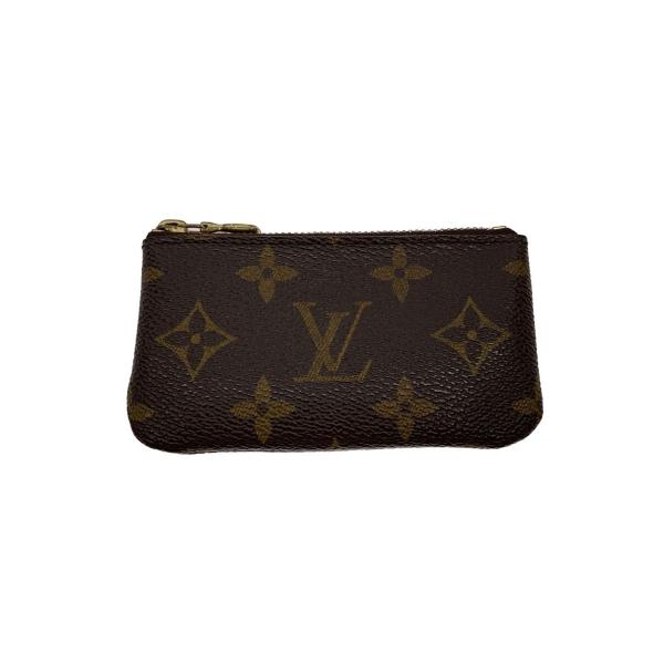 LOUIS VUITTON◇ポシェット・クレ_モノグラム・キャンバス/PVC/BRW