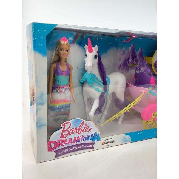 【新品・未使用】バービー　ドリームトピアスイートヴィルキャッスル Barbie◇フィギュア/バービー/スイートヴィル 馬車とプリンセス