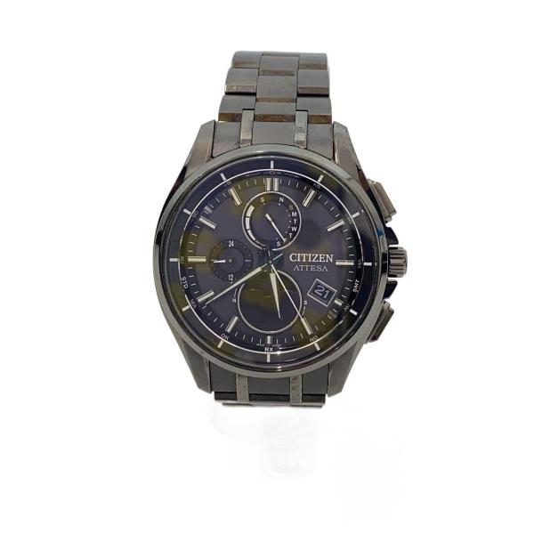 CITIZEN◇ソーラー腕時計/アナログ/チタン/BLK/BLK/H874-005HK02