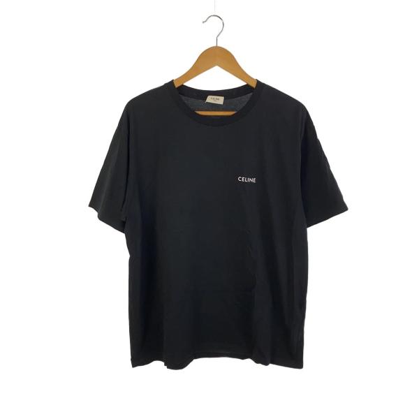 CELINE ブラック Tシャツ S確実正規品 セリーヌブラックTシャツCELINE xs