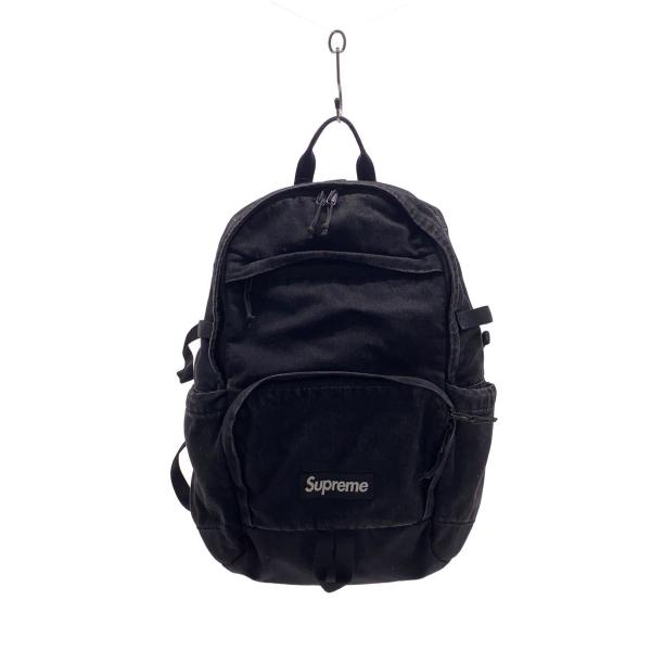 Supreme◇リュック/コットン/BLK : セカンドストリートYahoo!店 - 通販