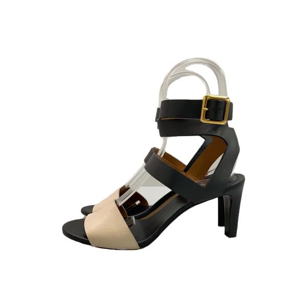 Chloe◇ベルテッドサンダル/36.5/BLK/レザー : セカンドストリート