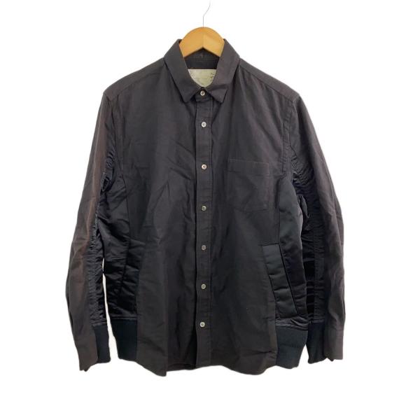 sacai◇ジャケット/2/コットン/GRY/無地/20-02357m : セカンド