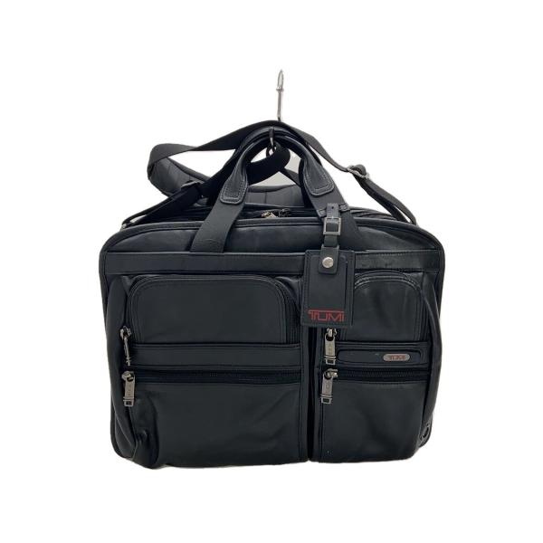 TUMI◇2way/オールレザー/ブリーフケース/レザー/BLK/無地/963145D4