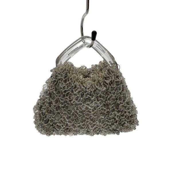 ANTEPRIMA◇ビーズバッグ/ハンドバッグ/--/SLV : セカンドストリート