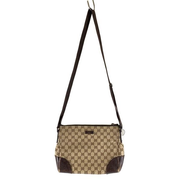 Gucci GGキャンバス ショルダーバッグとセカンドバックセット GUCCI◇ショルダーバッグ_GGキャンバス/キャンバス/BRW : セカンド