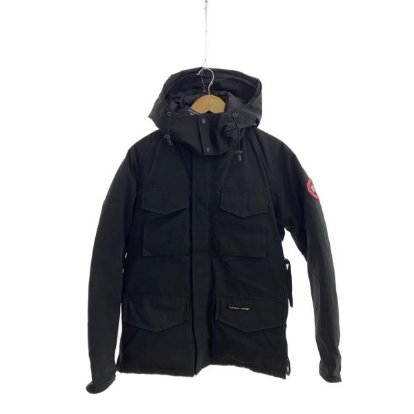 CANADA GOOSE◇ダウンジャケット/S/ポリエステル/BLK/無地/68F8490