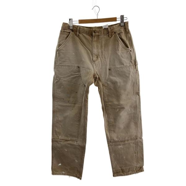 Carhartt◇ペインターパンツ/34/コットン/CML/無地/00s/メキシコ製