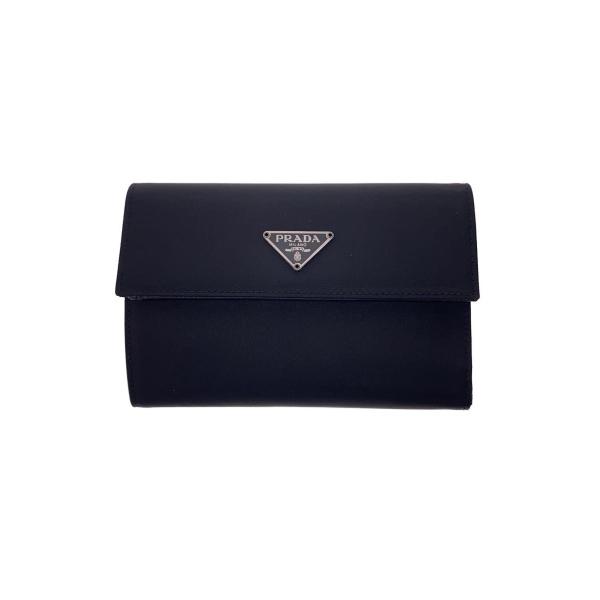 PRADA◆2つ折り財布/--/BLK/レディース/M510//