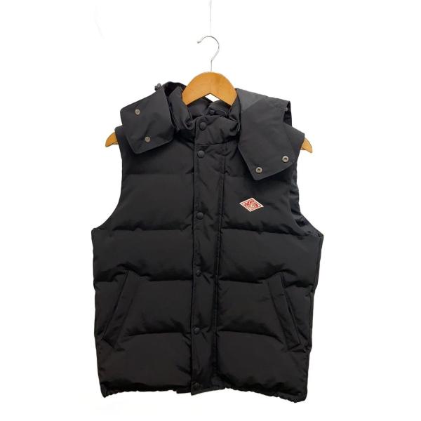 DANTON◇ダウンベスト/40/ポリエステル/BLK/無地/17A-FA-002
