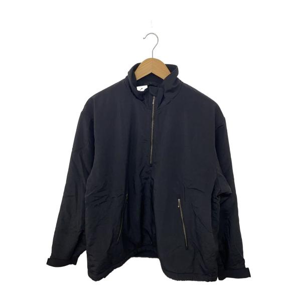 awasa◇25AW/NYLON SILK PCS PULLOVER JACKET/3/ナイロン/BLK/aws4 