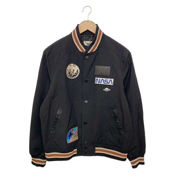 COACH◇スタジャン/--/ナイロン/BLK/無地 : セカンドストリートYahoo