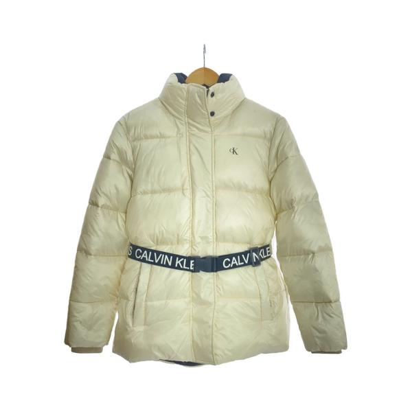 Calvin Klein Jeans◇ダウンジャケット/M/ナイロン/IVO Calvin Klein Jeans◇ダウンジャケット/M/ナイロン/IVO
